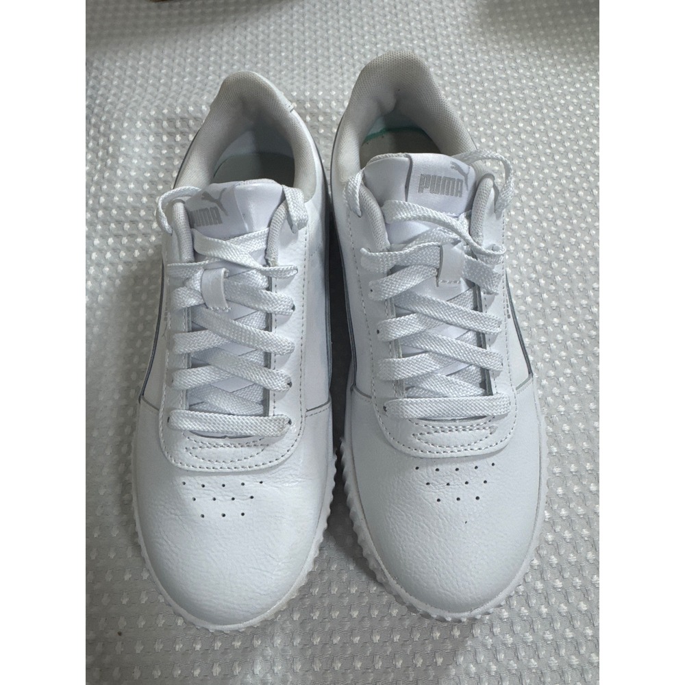 Puma Sneakers Womens 8 Carina White Lifestyle 370325-02 EUC